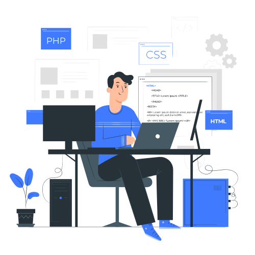 Web Development Illustration